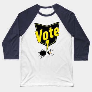 Know Your Parasites Vote Bug Spray Baseball T-Shirt